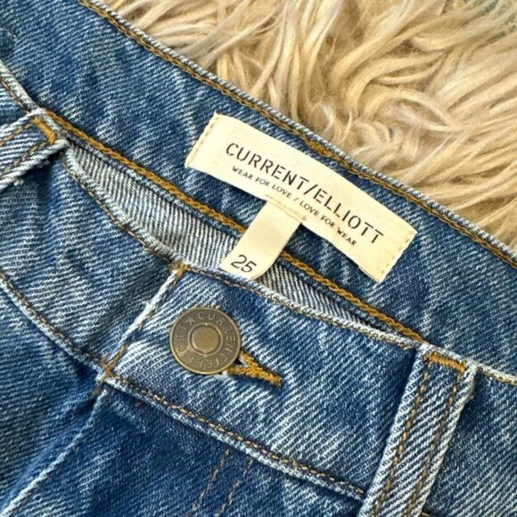 Current Elliott distressed jeans size 25 - Picture 2 of 6